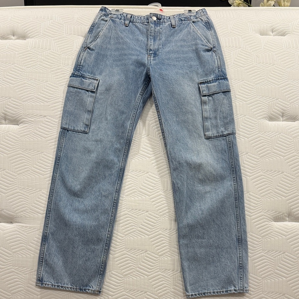 Denim Forum The 90’s Edie Lo-Rise Cargo Jeans